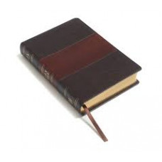 KJV Large Print Personal Size Reference Bible - Saddle Brown LeatherTouch